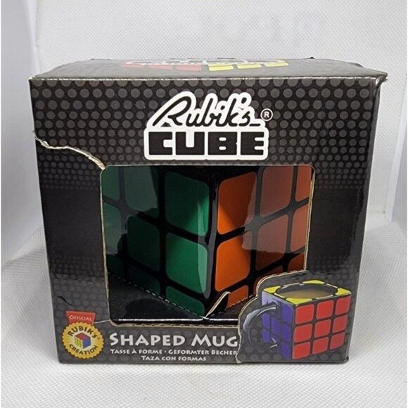 Vintage 1974 Rubik's Cube Classic Strategy Game Novelty Fun Coffee Mug Gift - Picture 3 of 12